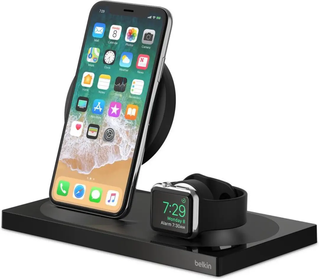 Belkin F8J234vfWHT-BLK Draadloos Oplaadstation