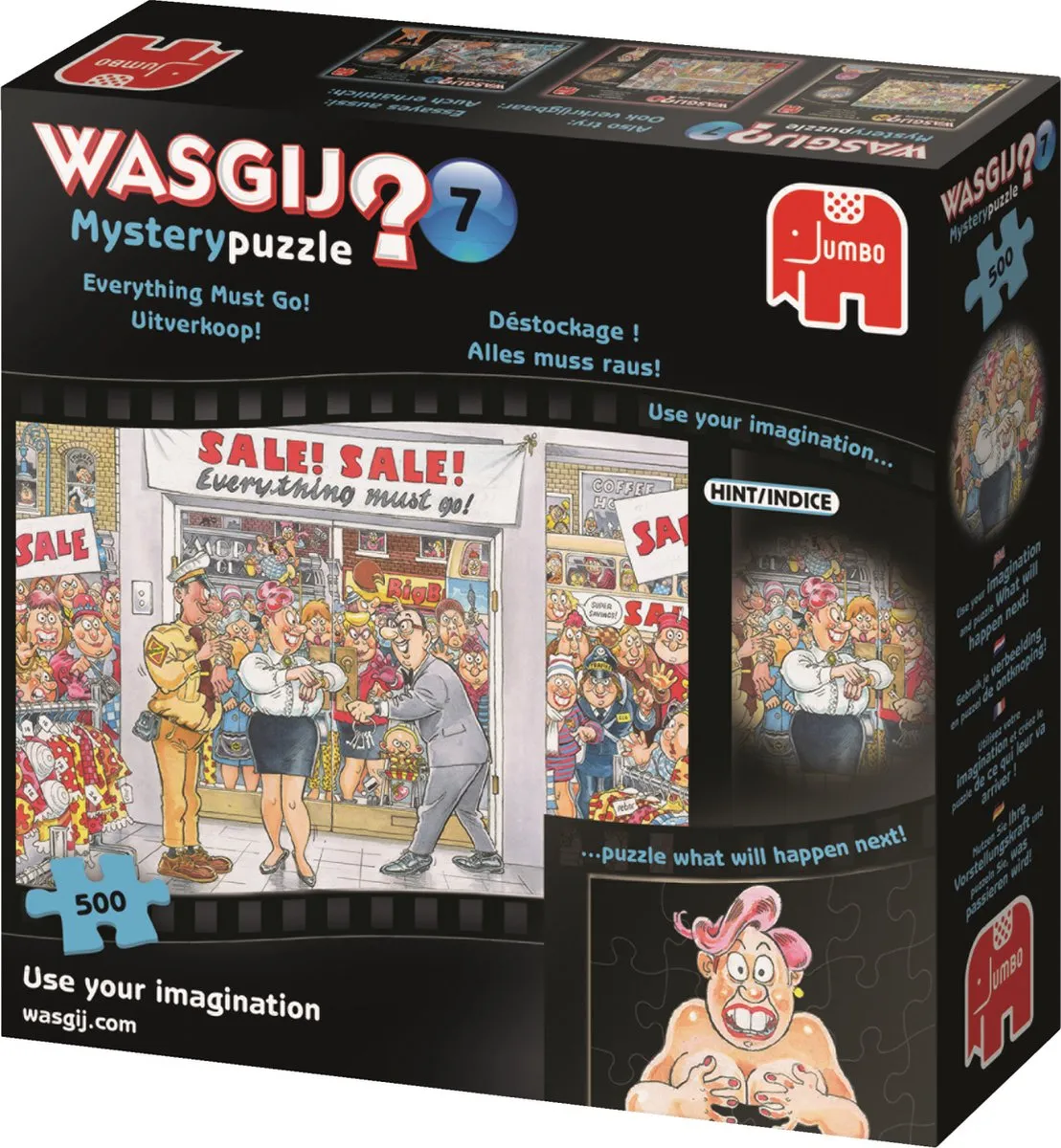 Wasgij Mystery 7 Puzzel 500 Stuks - Multicolor