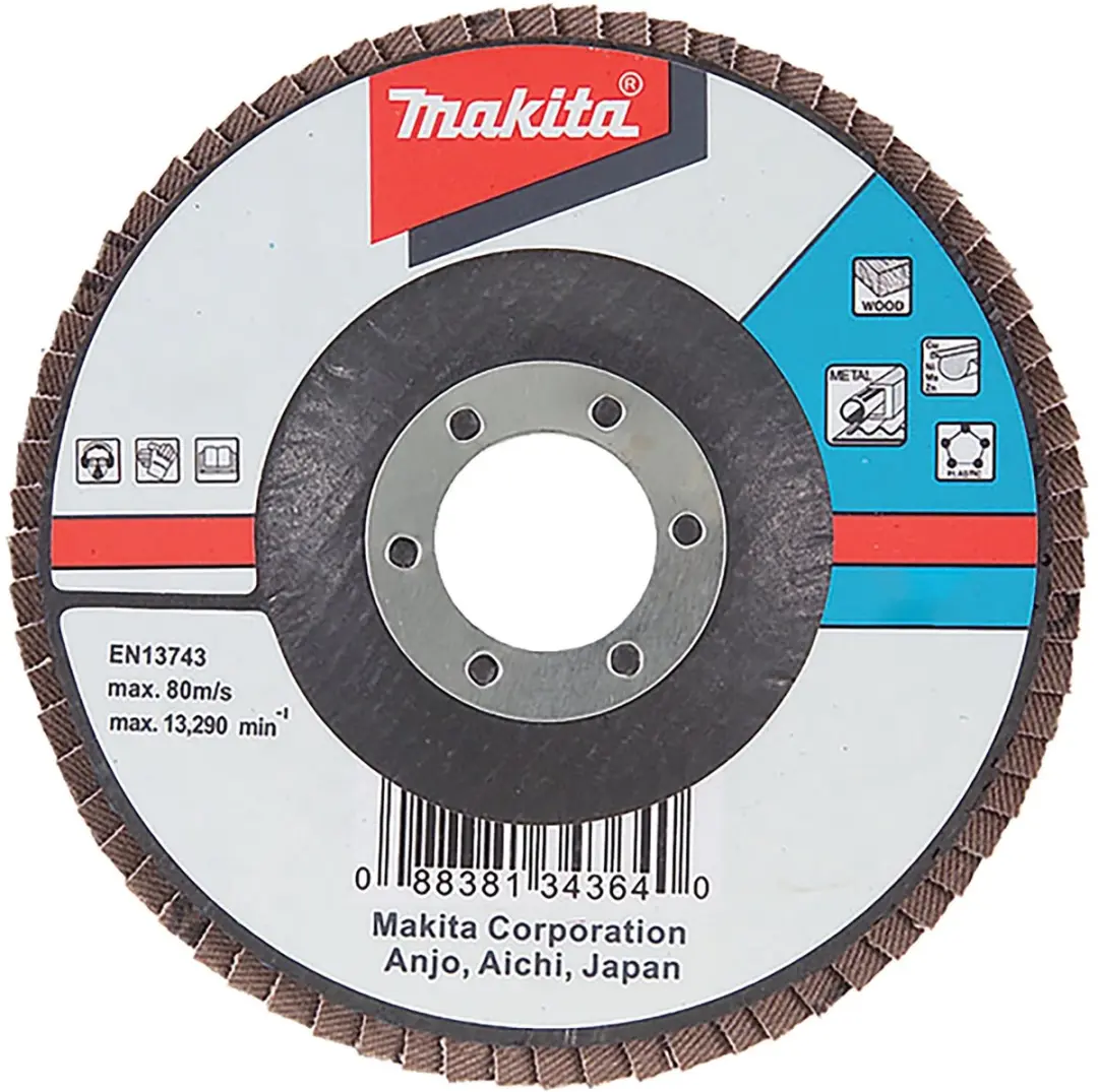 Makita Lamellenschijf 180mm A120 D-27165