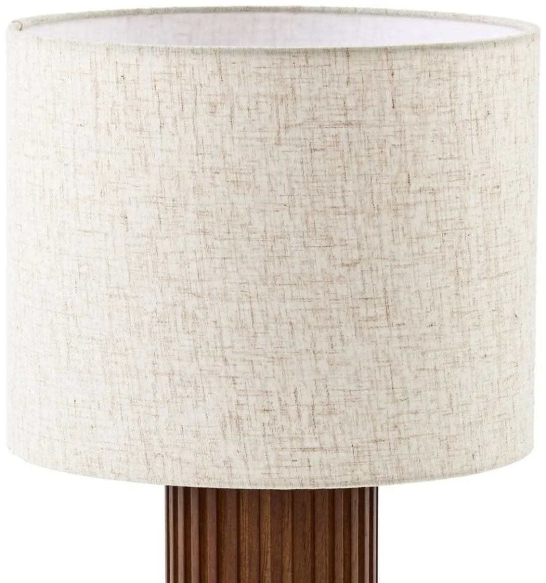 Lindby Tafellamp Walnoothout Beige - 1 Lichtpunt 15W