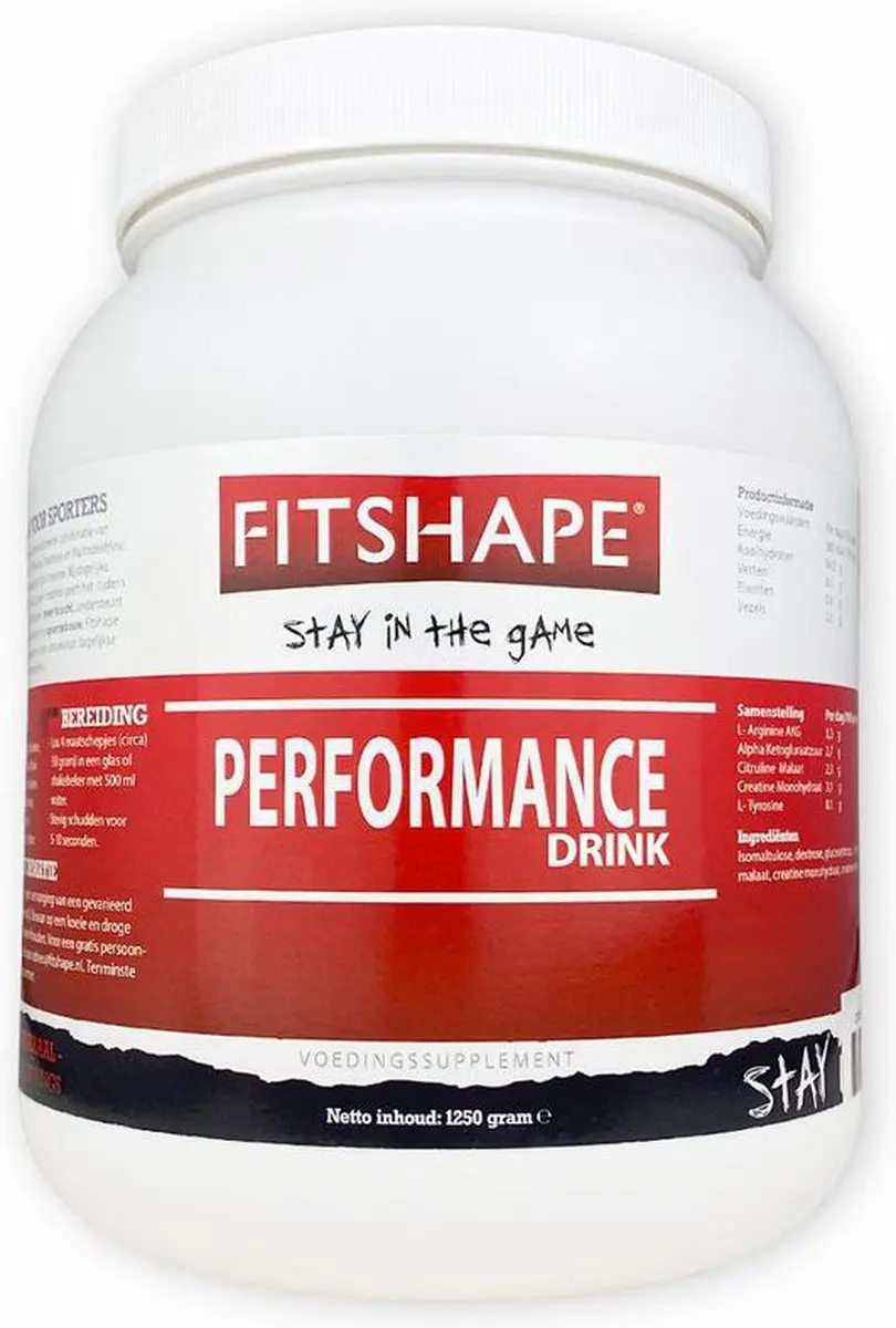 Fitshape Performance Drink 1250g