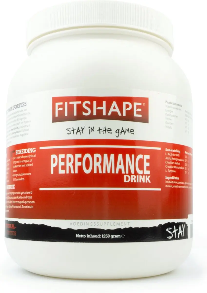 Fitshape Performance Drink 1250g