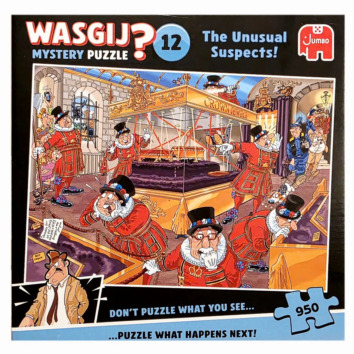 Jumbo - Wasgij 12 Mystery - De Onverdachte Verdachten - 950 stukjes - Legpuzzel