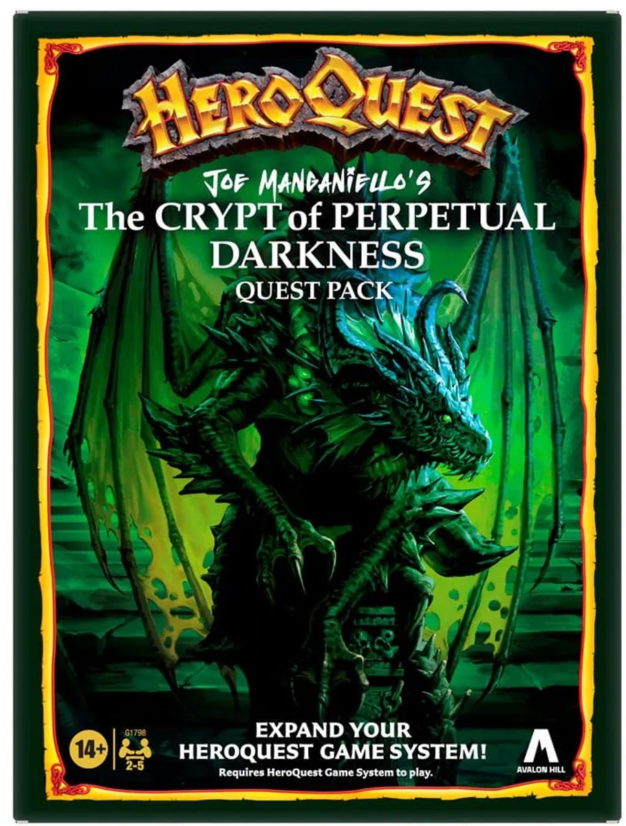 Hasbro HeroQuest Crypt of Perpetual Darkness Quest Pack HASG1798UU0