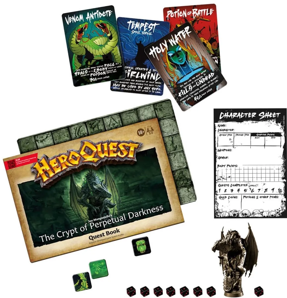 Hasbro HeroQuest Crypt of Perpetual Darkness Quest Pack HASG1798UU0