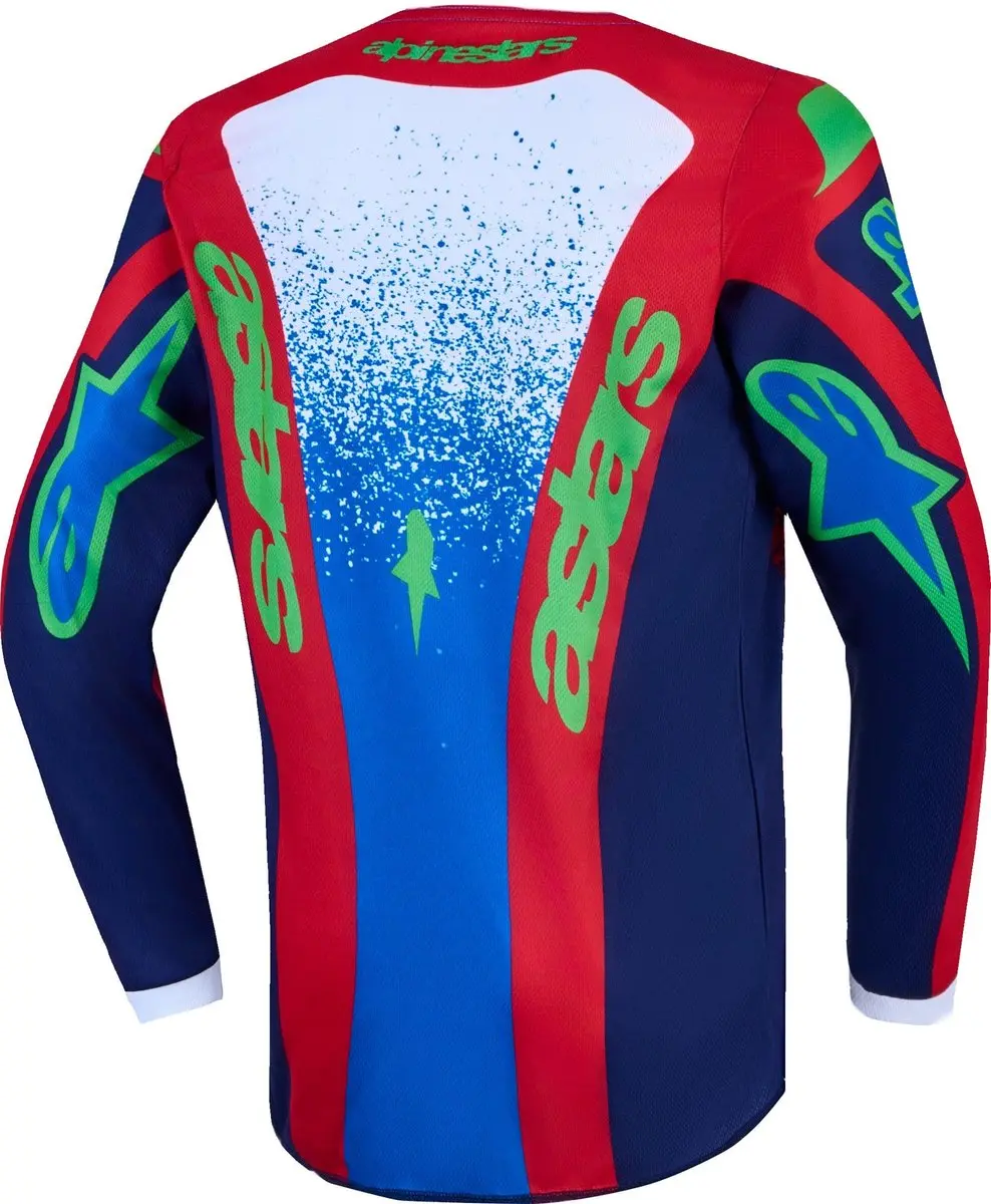 Alpinestars Fluid Drag Jeugd Motocrosstrui - S - Paars/Geel/Rood