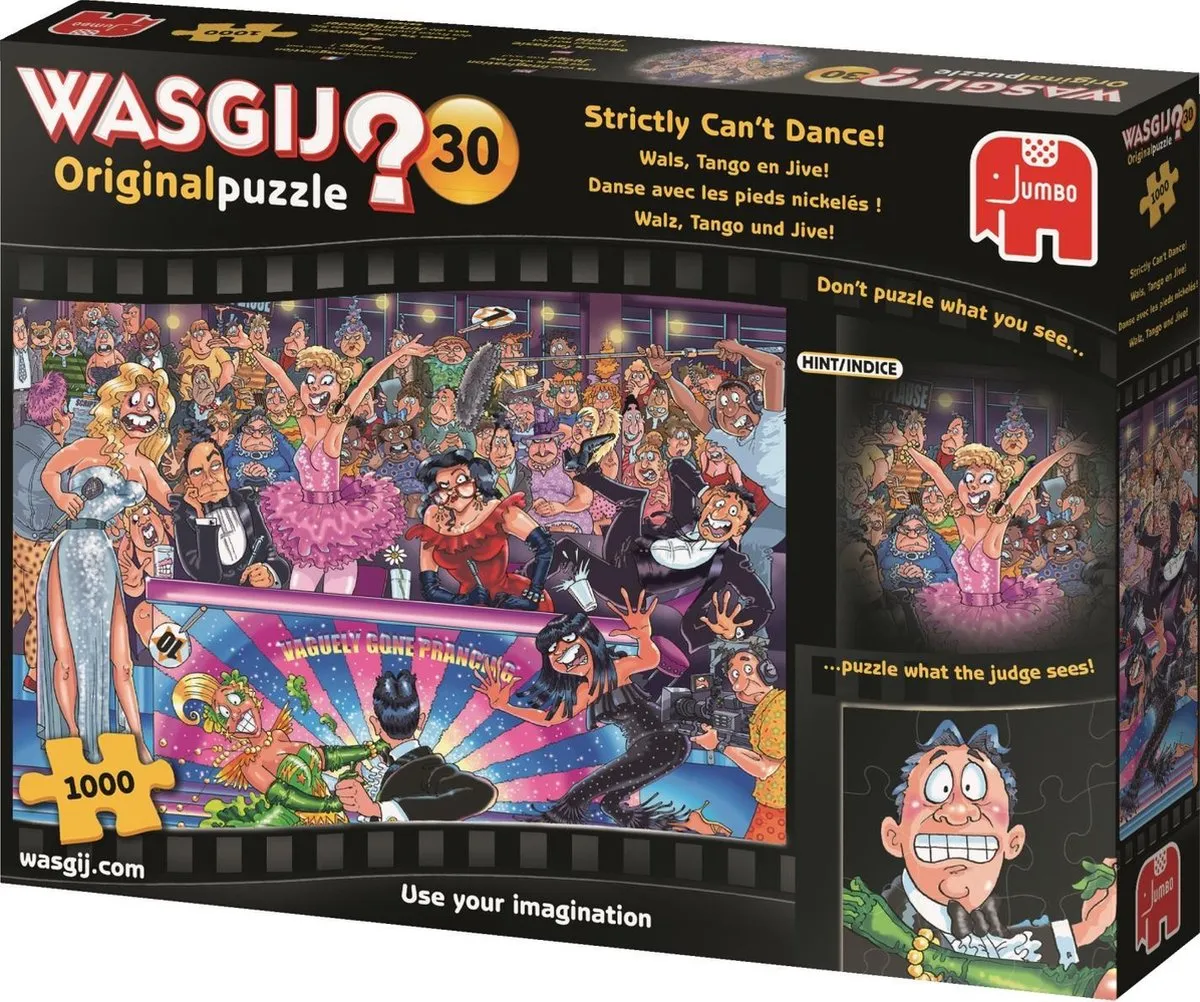 Wasgij Original 30 Wals Tango en Jive Puzzel 1000 Stukjes - Multicolor