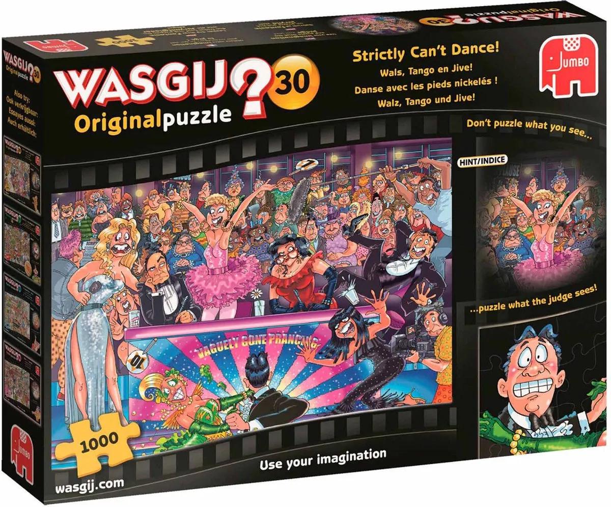 Wasgij Original 30 Wals Tango en Jive Puzzel 1000 Stukjes - Multicolor