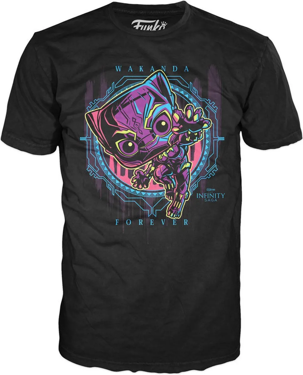 Funko Marvel Black Panther Bobble Head POP - T-shirt M - afbeelding 6 van 6