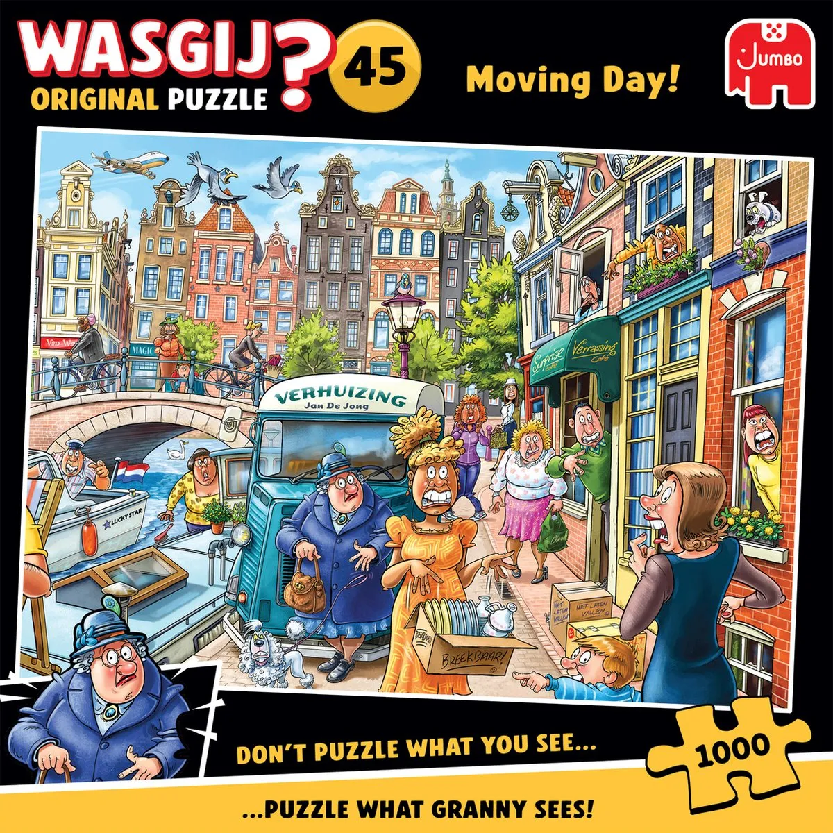 Wasgij Original 45 Verhuisdag Legpuzzel 1000 Stuks - Meerkleurig