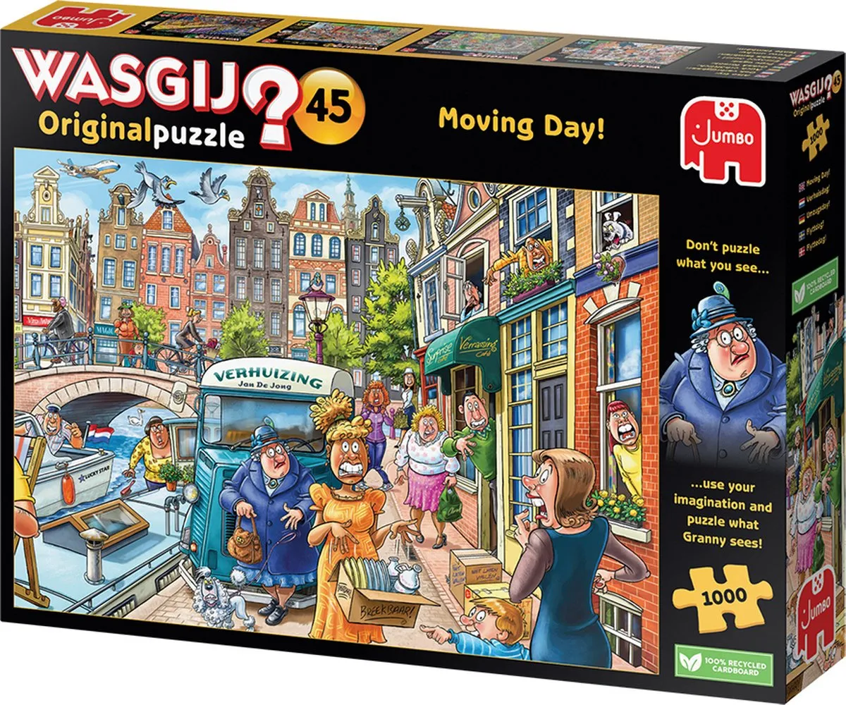Wasgij Original 45 Verhuisdag Legpuzzel 1000 Stuks - Meerkleurig - afbeelding 6 van 6