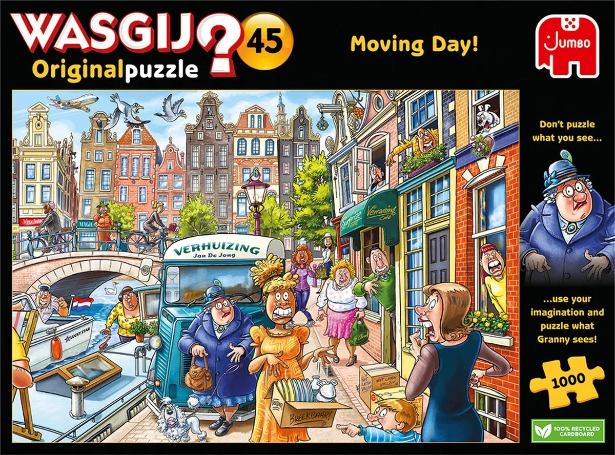 Wasgij Original 45 Verhuisdag Legpuzzel 1000 Stuks - Meerkleurig