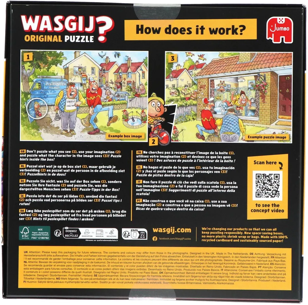 Wasgij Original Mickey's Feestje Legpuzzel 1000 Stuks - Multicolor