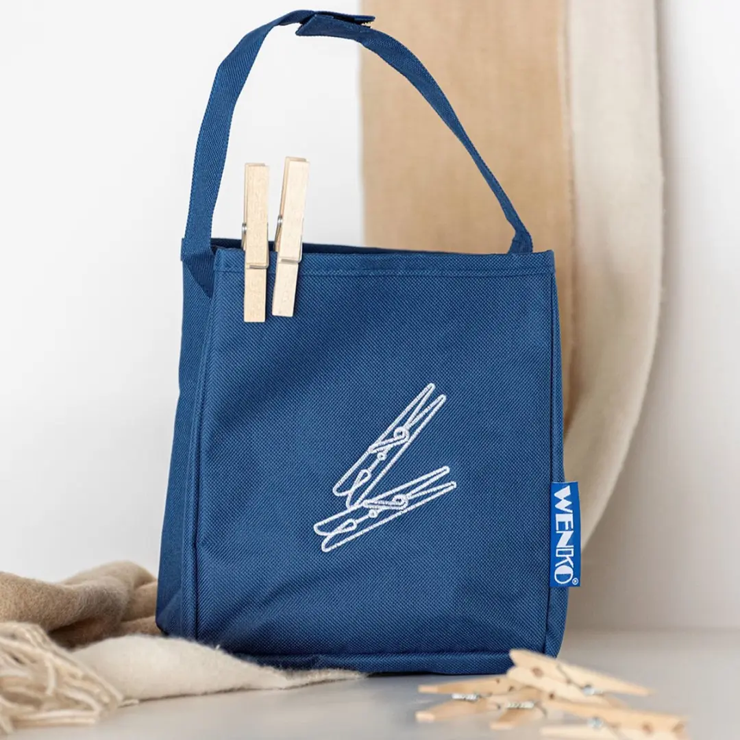 Wenko Ophangbare Wasknijperzak Blauw
