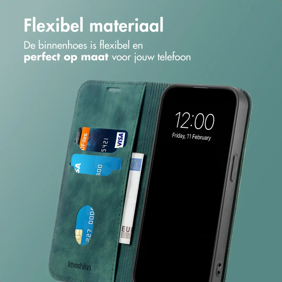 Imoshion Pixel 11 Pro Hoesje Slim Bookcase Groen - afbeelding 6 van 6