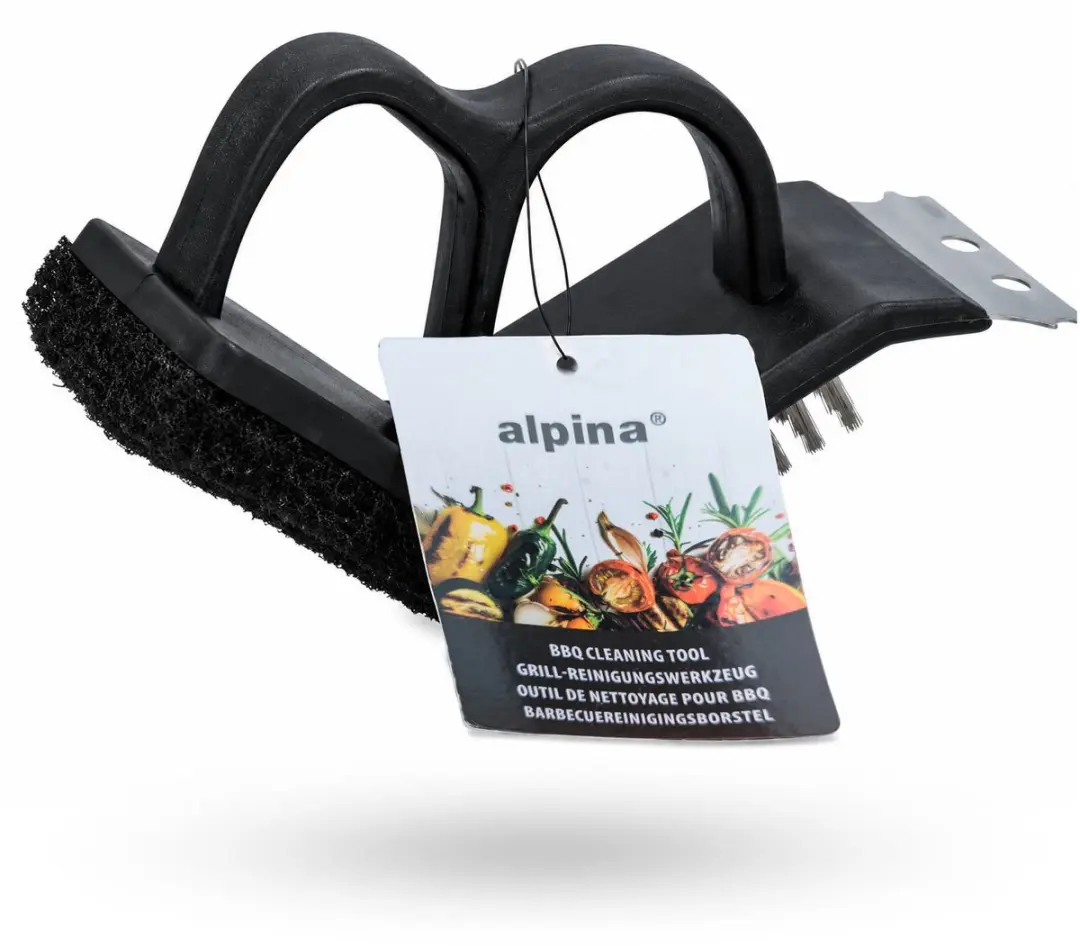 Alpina Grillreinigingsborstel 3-in-1 56284B - afbeelding 2 van 5