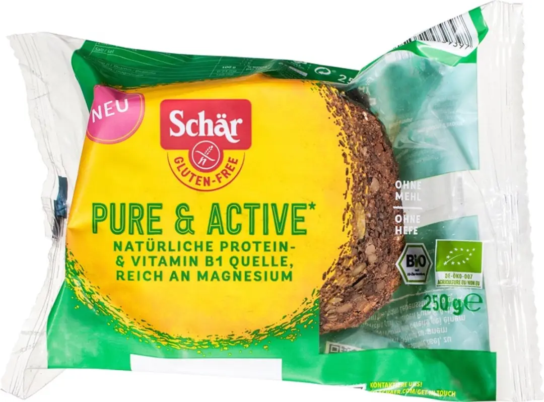 Schar Bread Pure & Active Glutenvrij 250g