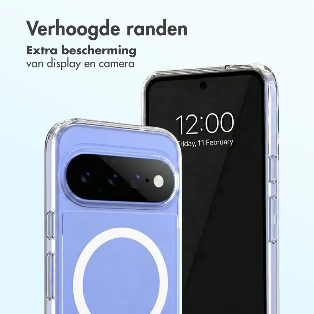 Accezz Xtreme Impact Backcover Hoesje - Google Pixel 11 - Transparant - afbeelding 6 van 6