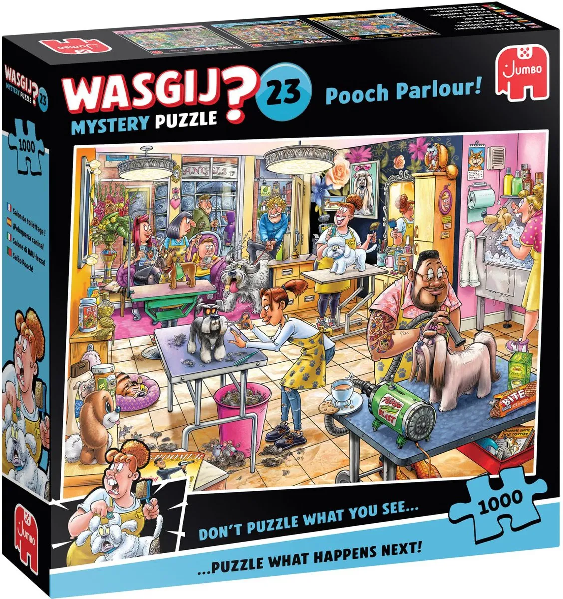 Wasgij Mystery 23 Trimsalon Kwispel! Legpuzzel 1000 Stuks