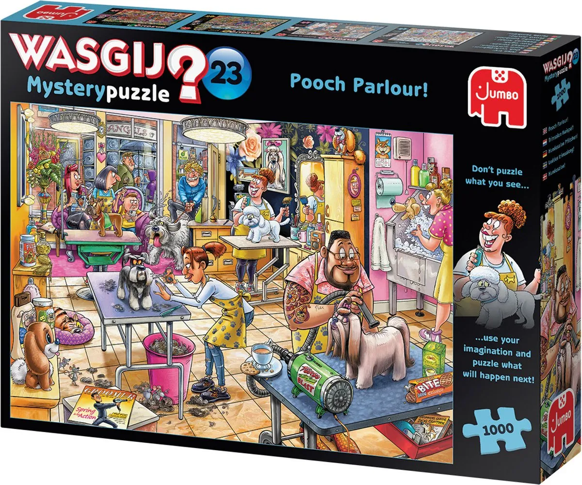 Wasgij Mystery 23 Trimsalon Kwispel! Legpuzzel 1000 Stuks - Meerkleurig