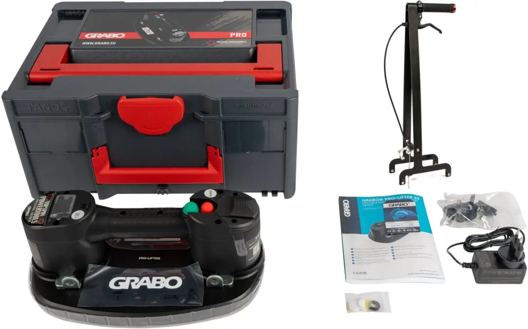 Grabo Pro in Koffer Erguo S1 Handvacuümzuiger - 120 kg Hefvermogen