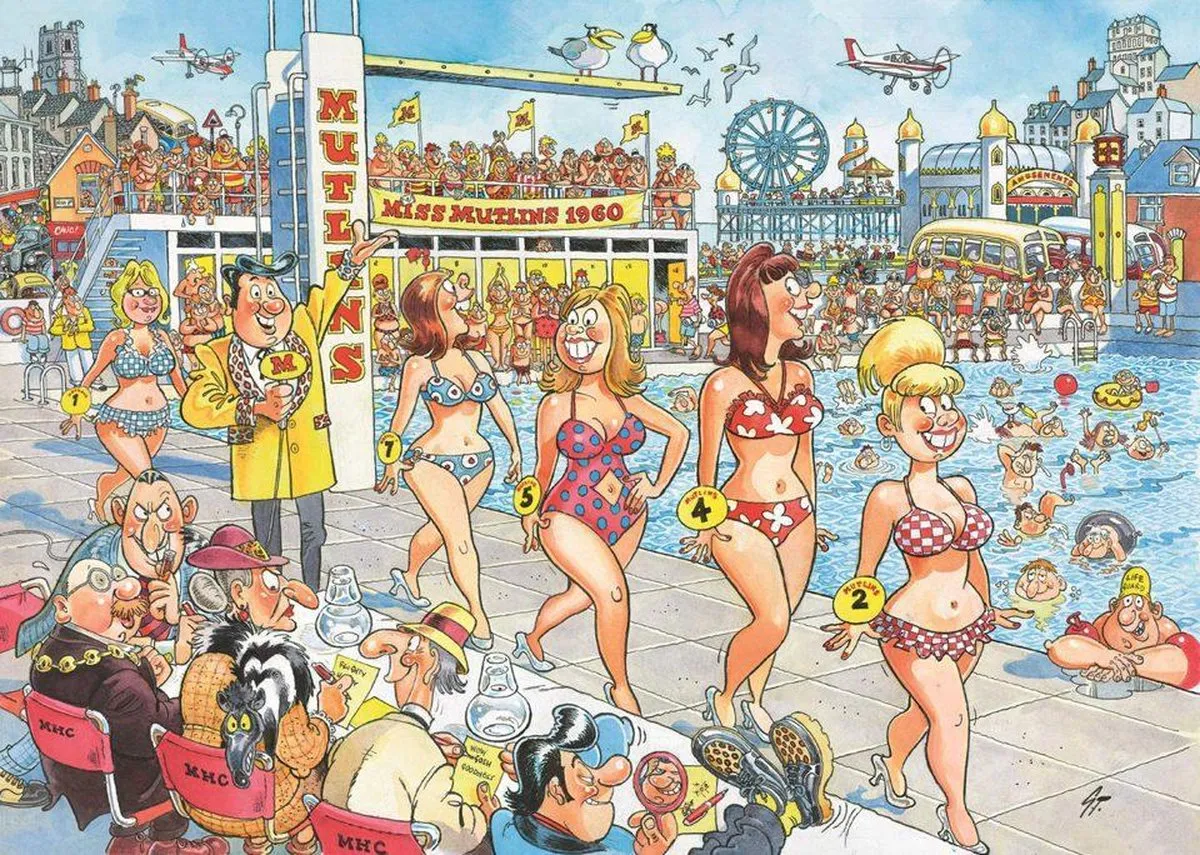 Wasgij Destiny 9 Puzzel Supermodellen - 950 stukjes