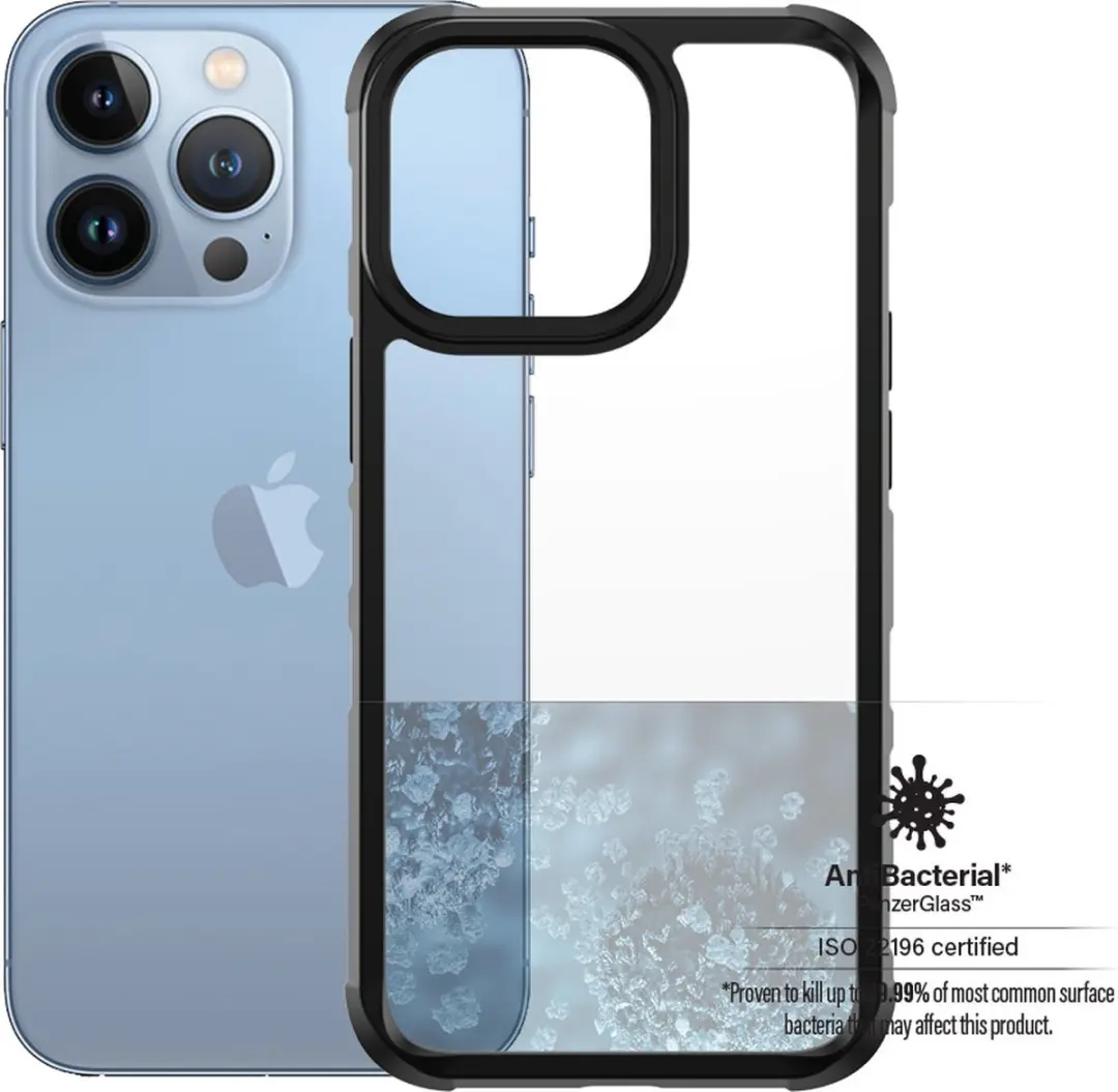 PanzerGlass SilverBullet PZ-324 Hoes iPhone 13 Pro - Zwart