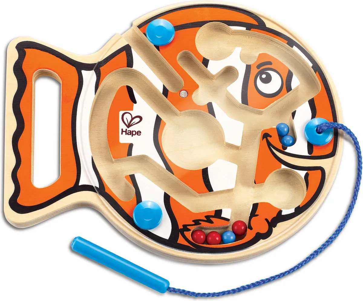 Hape Go-Fish-Go Doolhofspel - Veelkleurig