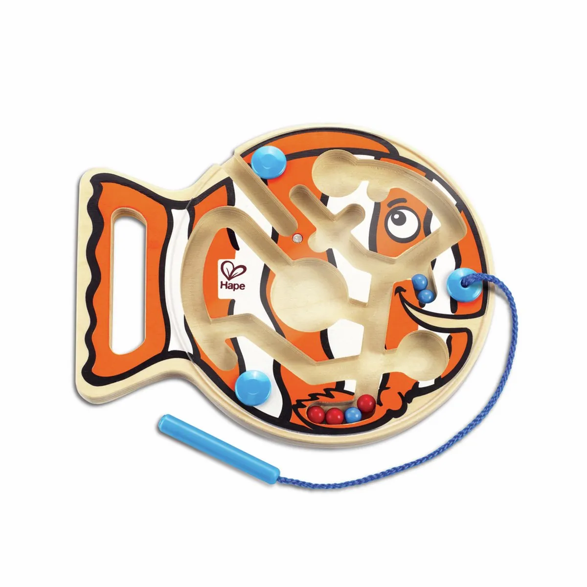 Hape Go-Fish-Go Doolhofspel - Veelkleurig - afbeelding 6 van 9