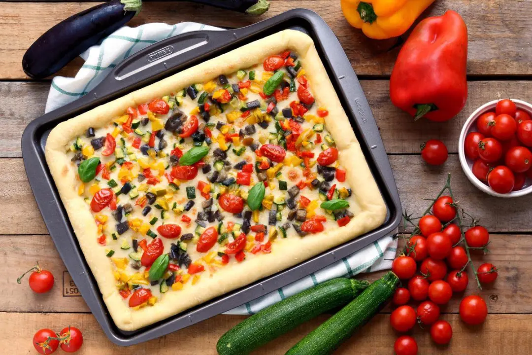 PYREX Asimetria Pizzaplaat 37x29cm - Bruin