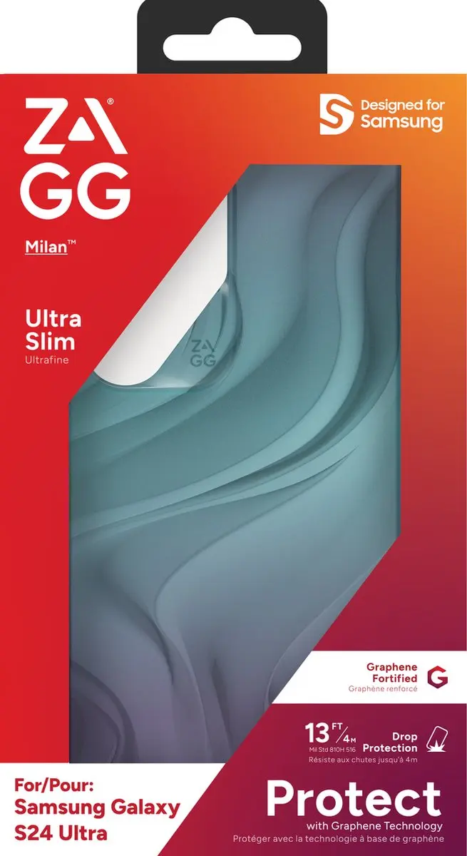 ZAGG Milan Hoesje Samsung Galaxy S24 Ultra - Deep Aurora - afbeelding 3 van 6