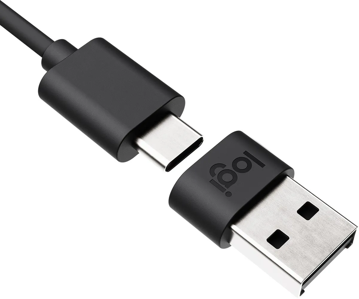 Logitech 989-000982 USB C naar USB A Kabeltussenstuk