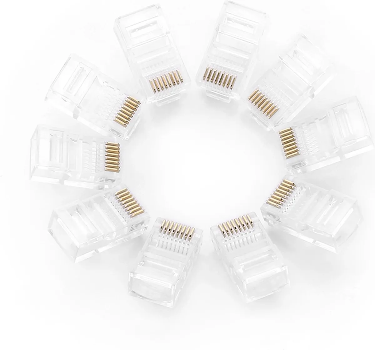 Ugreen RJ45 Stekkeruiteinde 8P8C Cat.5e - Zwart
