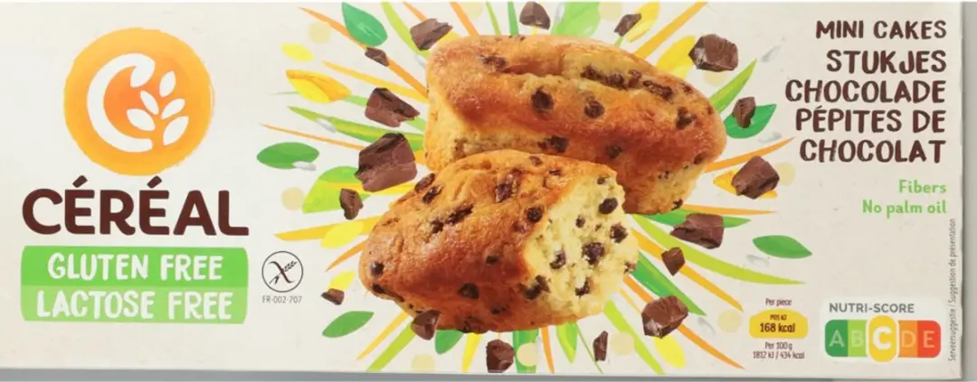 Cereal Mini Cakes Chocolade - 6x230g Glutenvrij & Lactosevrij - afbeelding 4 van 6