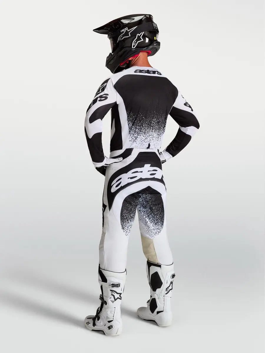 Alpinestars Techstar Swan Motocross Trui - Wit/Zwart S