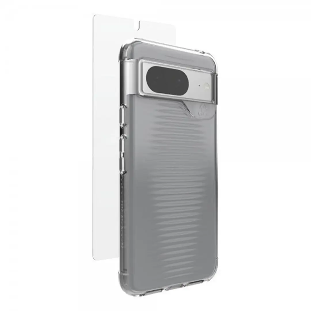 ZAGG Luxe Bundel Hoesje + Tempered Glass Google Pixel 8 - Transparant
