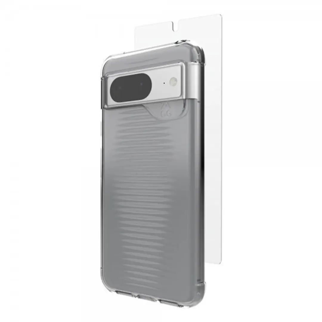 ZAGG Luxe Bundel Hoesje + Tempered Glass Google Pixel 8 - Transparant