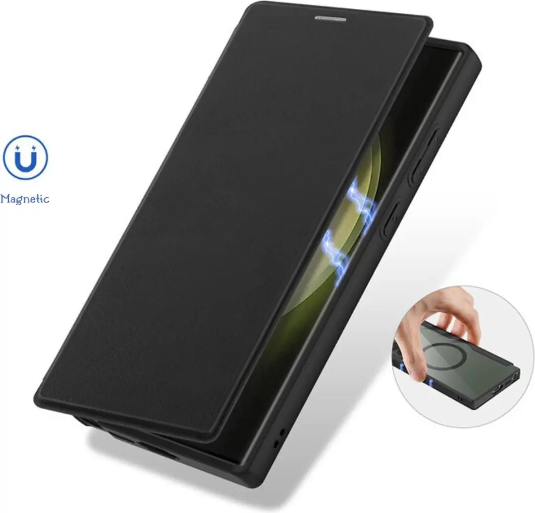 Dux Ducis Skin X Pro Book Case Series Telefoonhoesje - Samsung Galaxy S23 Ultra - Zwart