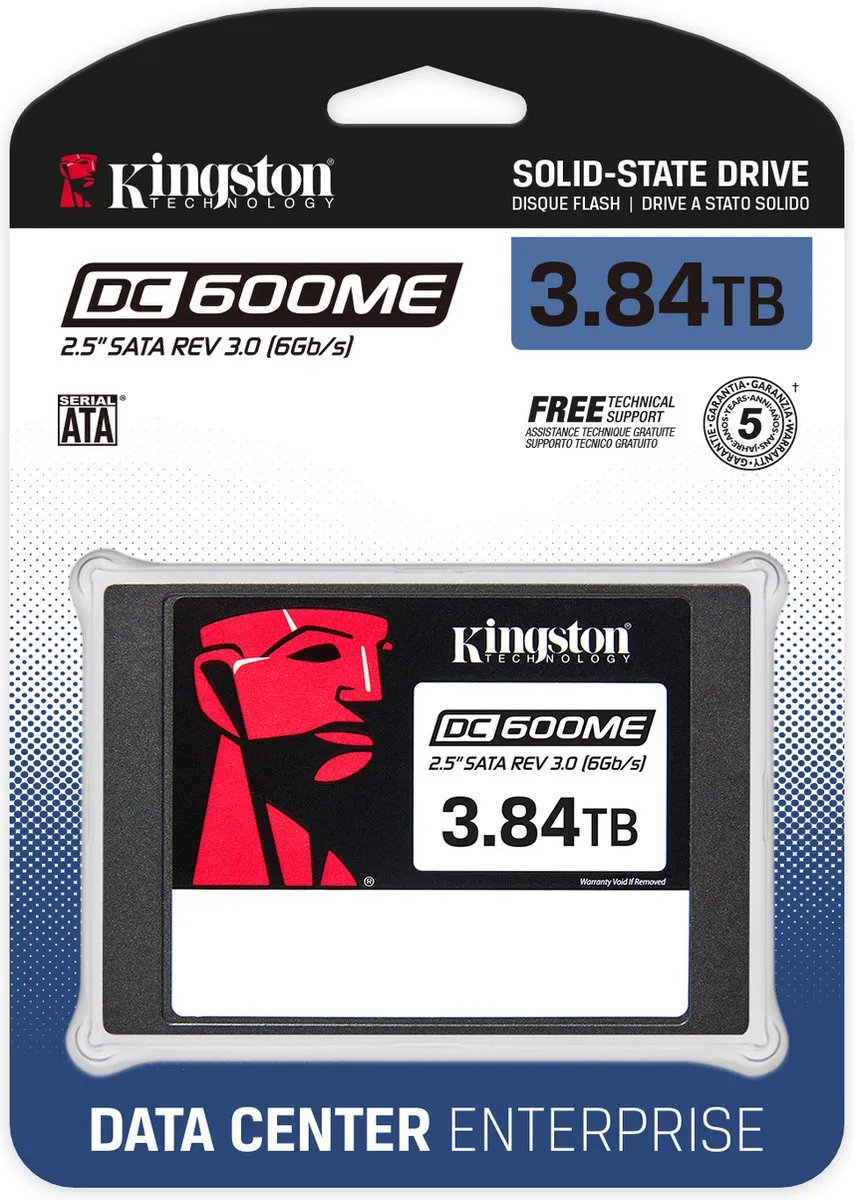 Kingston SEDC600ME/3840G 2.5 inch Enterprise SSD - 32TB