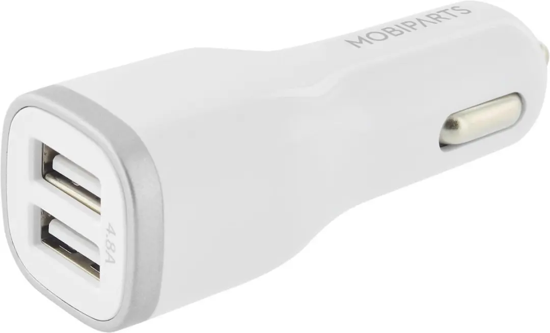 Mobiparts MP-37530 Car Charger Dual USB 24W - Wit