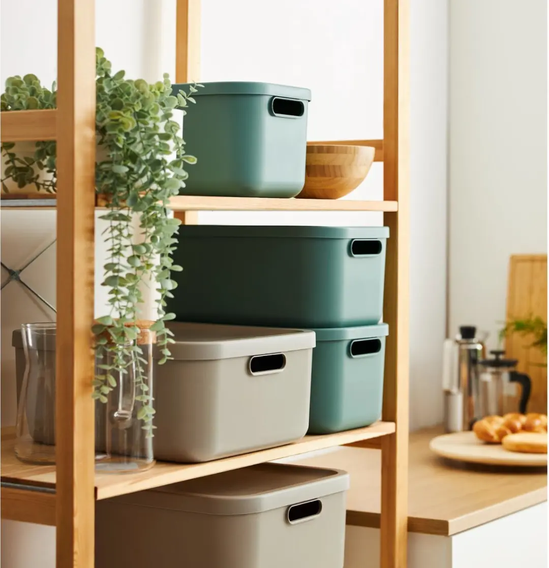 Rotho Albula Light Decoratie Opbergbox 20L - Groen
