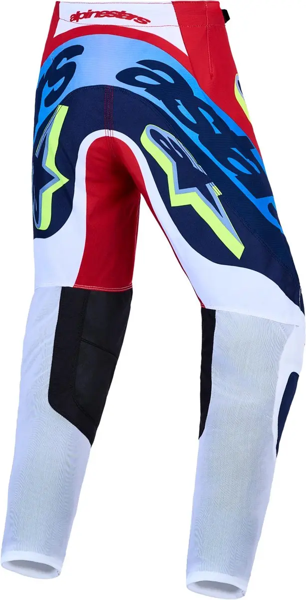 Alpinestars Supertech Dyna Jeugd Motocrossbroek 22 - Rood/wit/blauw