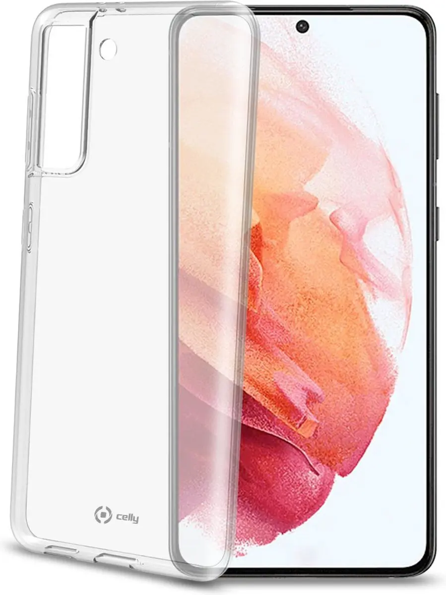 Celly Gelskin Siliconen Hoesje S21 - Transparant
