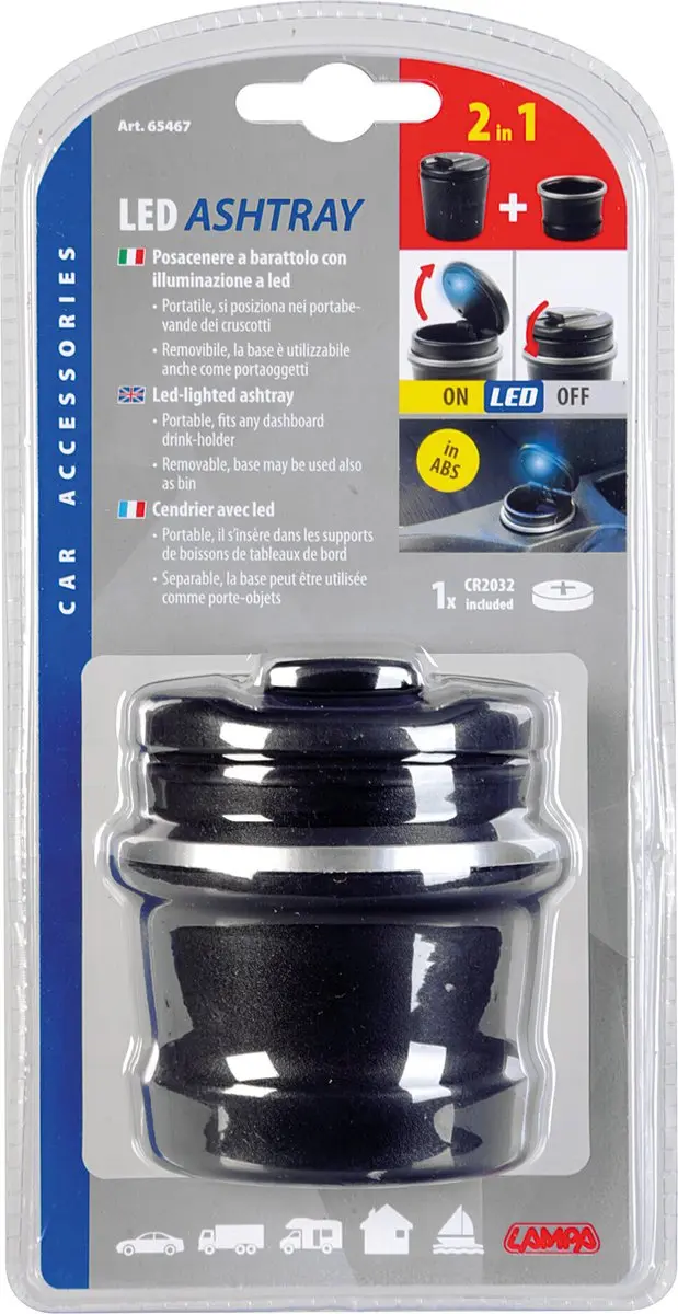 Lampa Asbak met LEDverlichting 42.65467