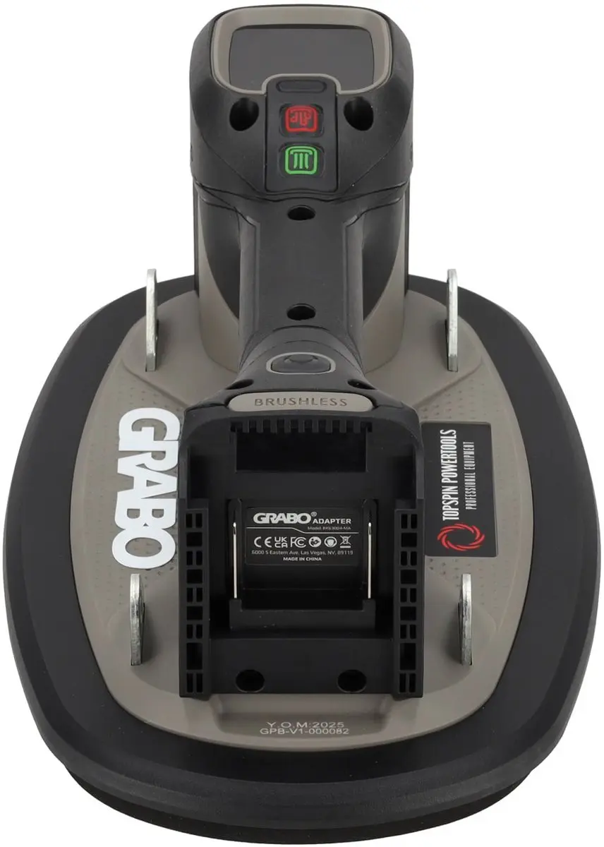 Grabo Pro Brushless Zuignap 120kg - Makita 18V - Zwart/Grijs