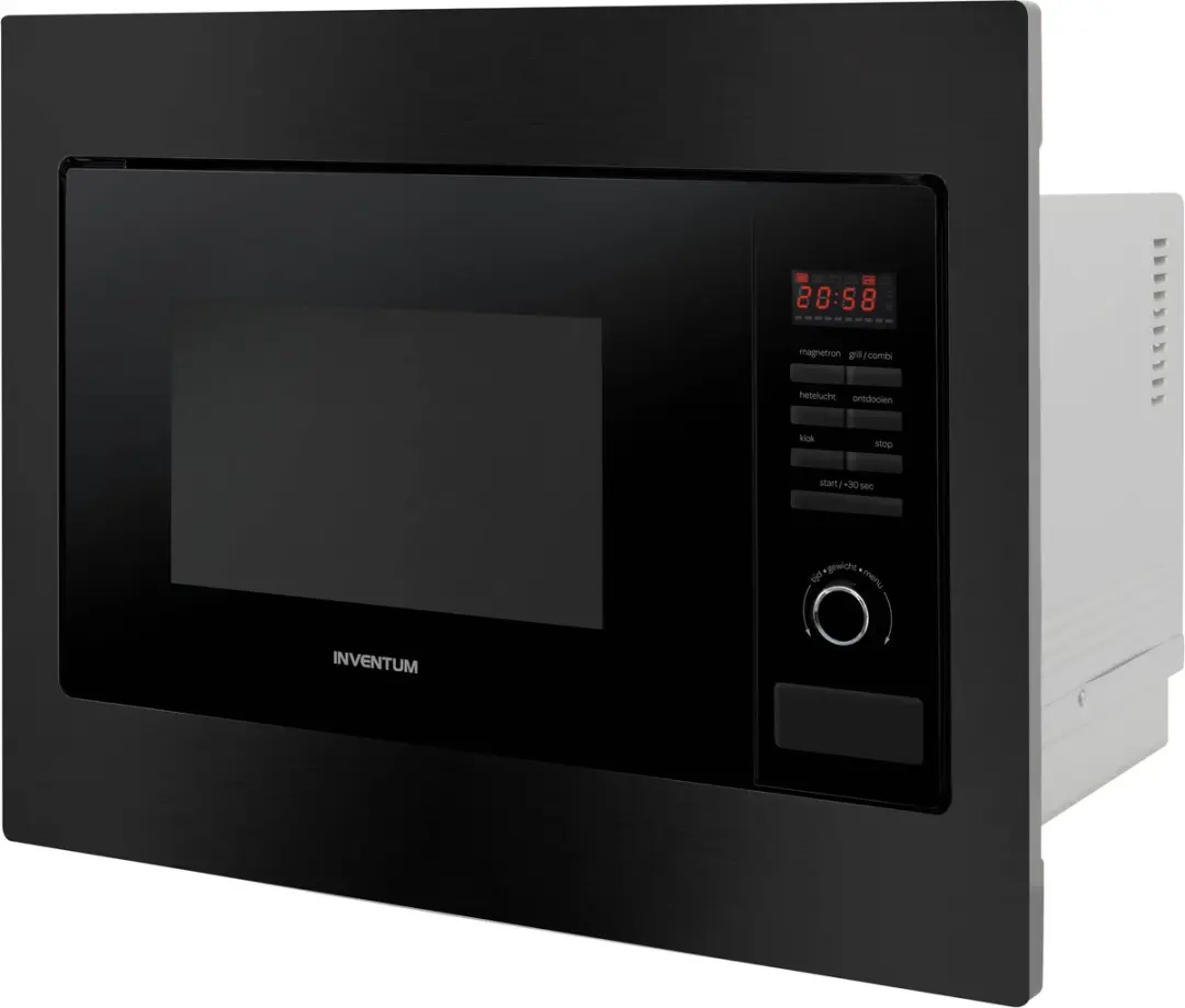 Inventum IMC6125FZWA Inbouwcombimagnetron 25L - 900W - Zwart