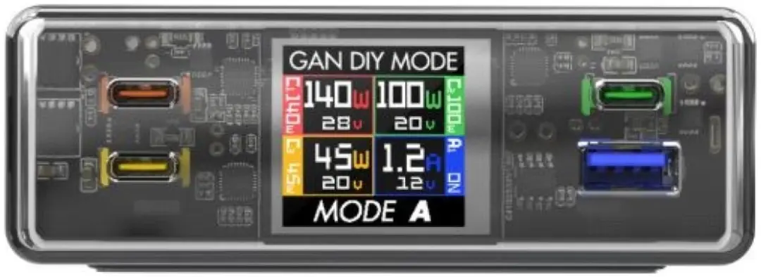 4Smarts GS-ZAS-4SMR-0022 4-in-1 Snellader GaN - 300W - Grijs - afbeelding 2 van 6