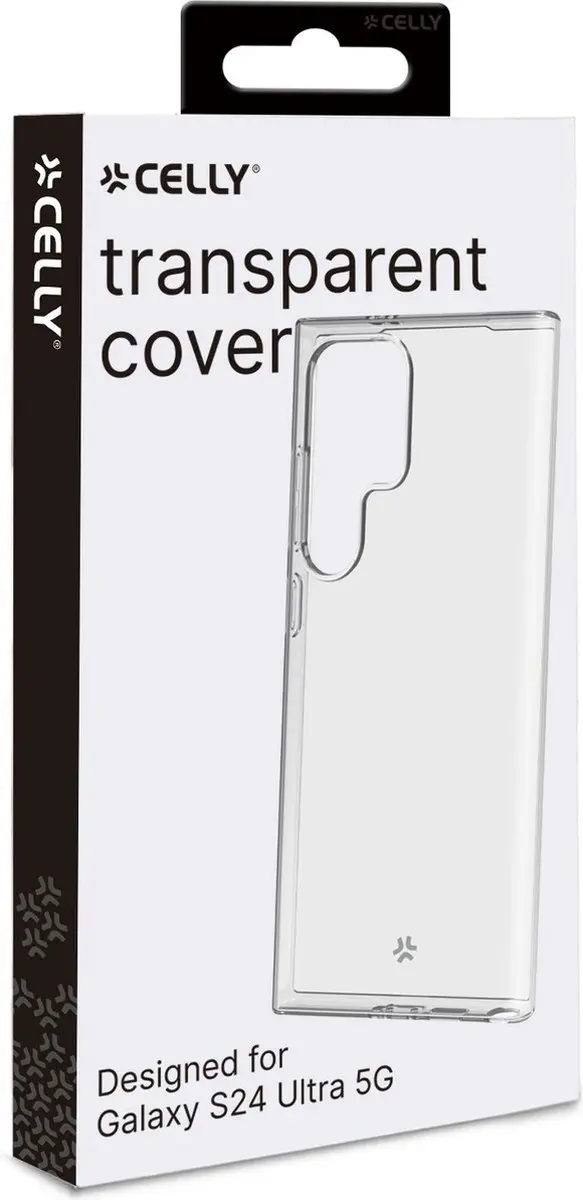 Celly Gelskin Siliconen Hoesje S24 Ultra - Transparant