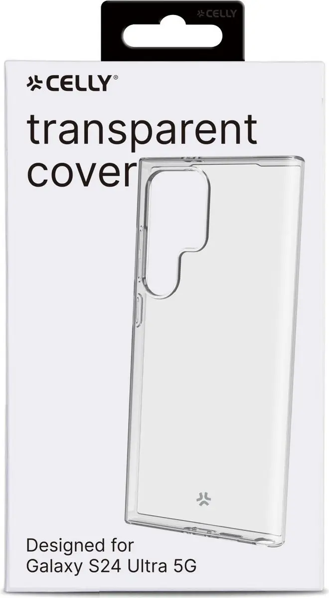 Celly Gelskin Siliconen Hoesje S24 Ultra - Transparant
