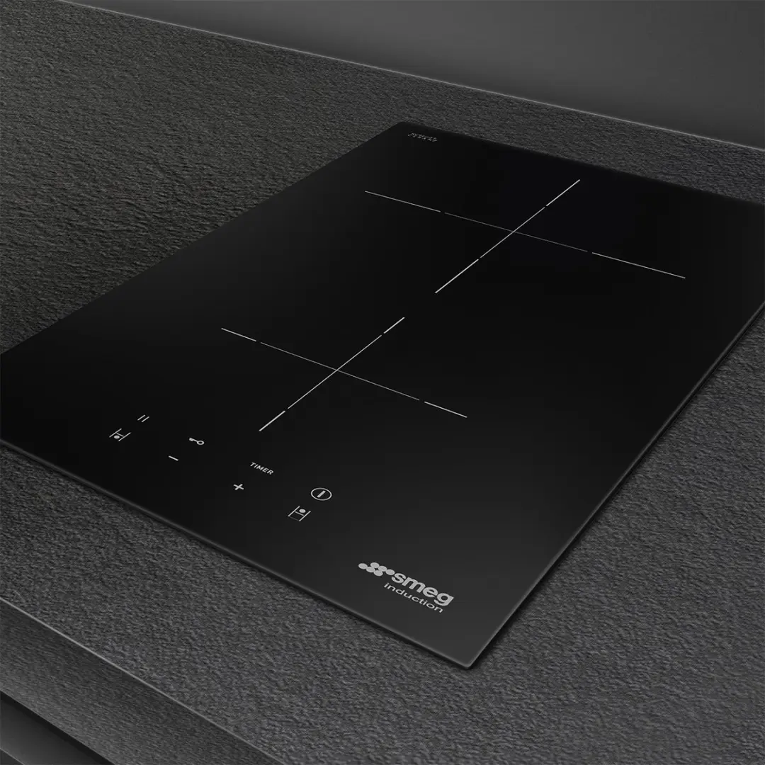 Smeg SI2321D Inductiekookplaat 30cm - 2 Zones - Zwart